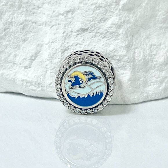 Pandora Jewelry - Pandora Great Smoky Mountains Sleigh Bead Charm S925 Silver Charm